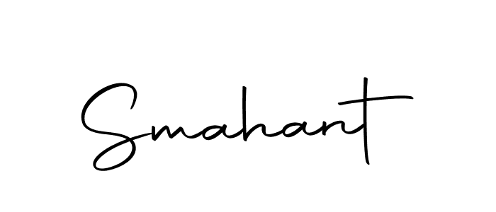 How to make Smahant signature? Autography-DOLnW is a professional autograph style. Create handwritten signature for Smahant name. Smahant signature style 10 images and pictures png