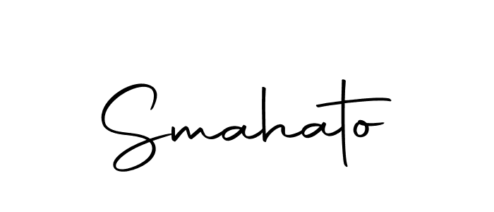 Also we have Smahato name is the best signature style. Create professional handwritten signature collection using Autography-DOLnW autograph style. Smahato signature style 10 images and pictures png