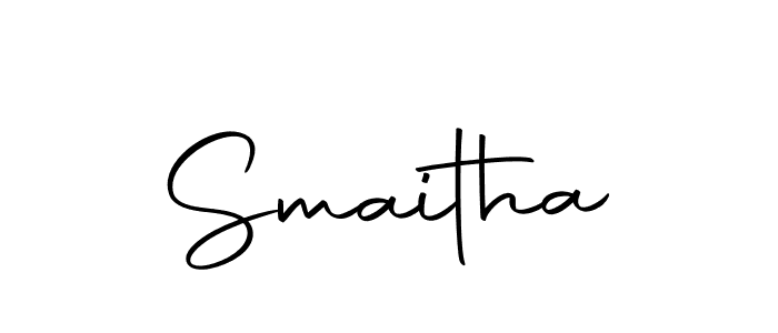 Also we have Smaitha name is the best signature style. Create professional handwritten signature collection using Autography-DOLnW autograph style. Smaitha signature style 10 images and pictures png