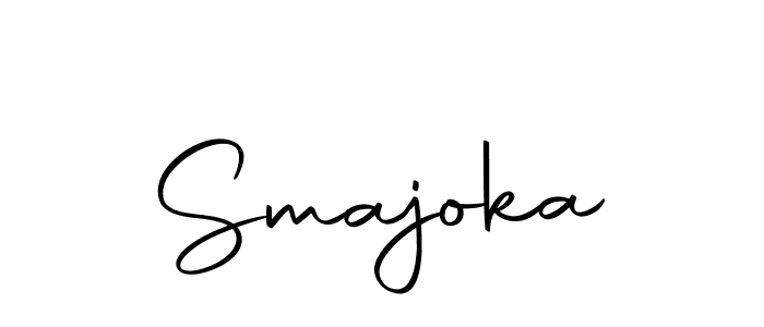 The best way (Autography-DOLnW) to make a short signature is to pick only two or three words in your name. The name Smajoka include a total of six letters. For converting this name. Smajoka signature style 10 images and pictures png