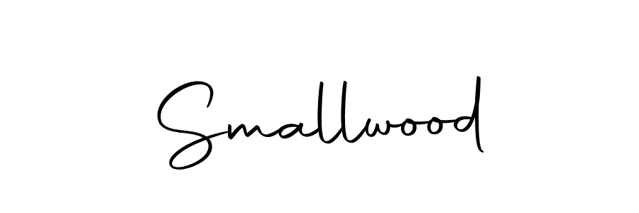 Create a beautiful signature design for name Smallwood. With this signature (Autography-DOLnW) fonts, you can make a handwritten signature for free. Smallwood signature style 10 images and pictures png