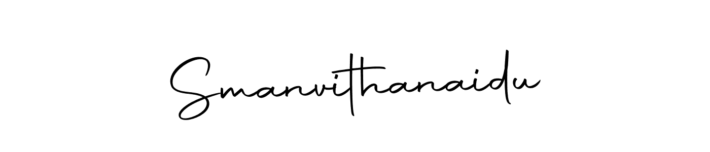 Make a beautiful signature design for name Smanvithanaidu. Use this online signature maker to create a handwritten signature for free. Smanvithanaidu signature style 10 images and pictures png