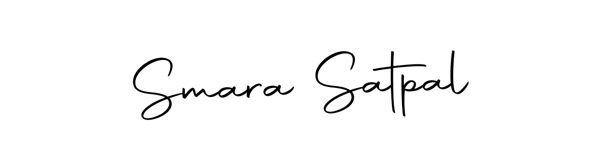 You should practise on your own different ways (Autography-DOLnW) to write your name (Smara Satpal) in signature. don't let someone else do it for you. Smara Satpal signature style 10 images and pictures png