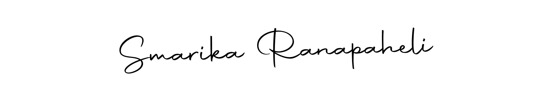 Also we have Smarika Ranapaheli name is the best signature style. Create professional handwritten signature collection using Autography-DOLnW autograph style. Smarika Ranapaheli signature style 10 images and pictures png