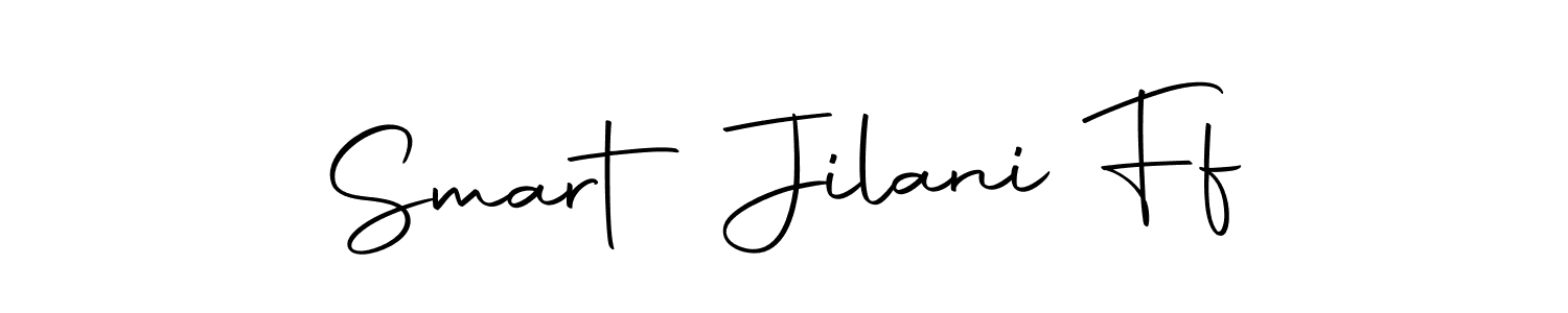 if you are searching for the best signature style for your name Smart Jilani Ff. so please give up your signature search. here we have designed multiple signature styles  using Autography-DOLnW. Smart Jilani Ff signature style 10 images and pictures png
