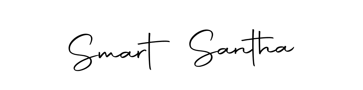 Design your own signature with our free online signature maker. With this signature software, you can create a handwritten (Autography-DOLnW) signature for name Smart Santha. Smart Santha signature style 10 images and pictures png