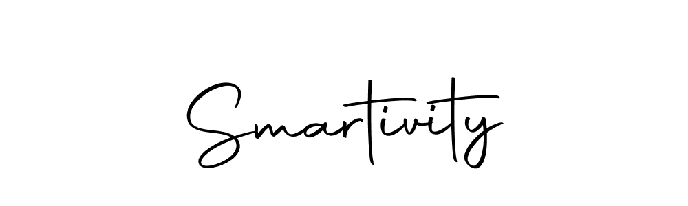 Create a beautiful signature design for name Smartivity. With this signature (Autography-DOLnW) fonts, you can make a handwritten signature for free. Smartivity signature style 10 images and pictures png