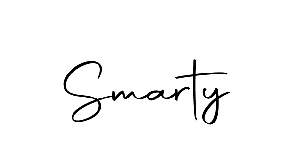 Make a beautiful signature design for name Smarty. With this signature (Autography-DOLnW) style, you can create a handwritten signature for free. Smarty signature style 10 images and pictures png