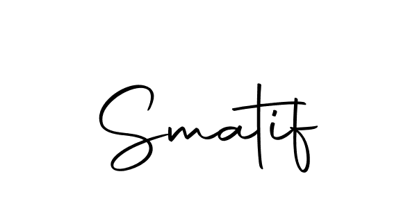 Make a beautiful signature design for name Smatif. Use this online signature maker to create a handwritten signature for free. Smatif signature style 10 images and pictures png