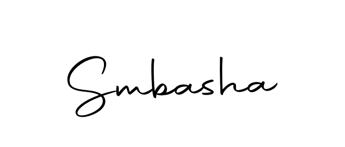 Create a beautiful signature design for name Smbasha. With this signature (Autography-DOLnW) fonts, you can make a handwritten signature for free. Smbasha signature style 10 images and pictures png