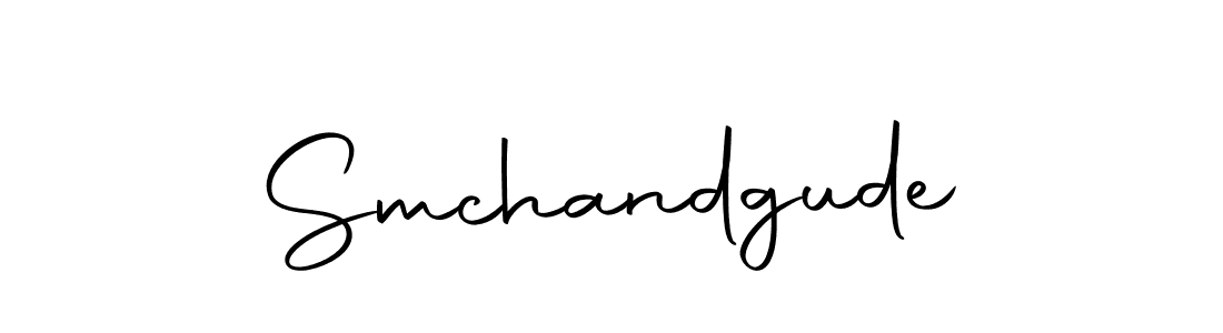 Use a signature maker to create a handwritten signature online. With this signature software, you can design (Autography-DOLnW) your own signature for name Smchandgude. Smchandgude signature style 10 images and pictures png