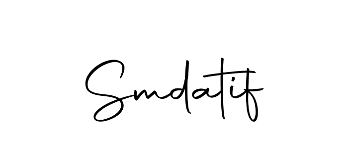 Also we have Smdatif name is the best signature style. Create professional handwritten signature collection using Autography-DOLnW autograph style. Smdatif signature style 10 images and pictures png