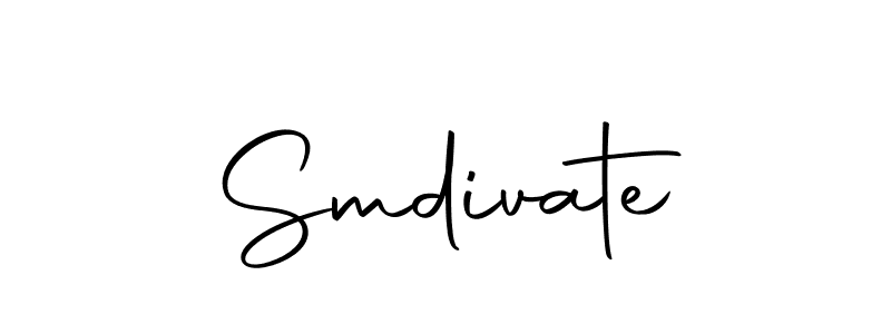 How to make Smdivate signature? Autography-DOLnW is a professional autograph style. Create handwritten signature for Smdivate name. Smdivate signature style 10 images and pictures png