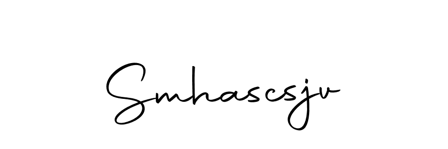 Make a beautiful signature design for name Smhascsjv. With this signature (Autography-DOLnW) style, you can create a handwritten signature for free. Smhascsjv signature style 10 images and pictures png