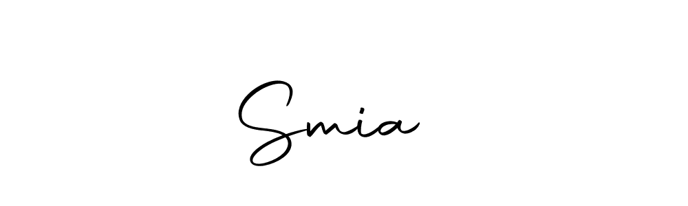 Use a signature maker to create a handwritten signature online. With this signature software, you can design (Autography-DOLnW) your own signature for name Smia❤️. Smia❤️ signature style 10 images and pictures png