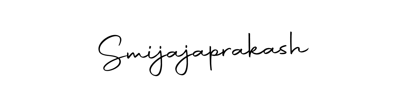 Use a signature maker to create a handwritten signature online. With this signature software, you can design (Autography-DOLnW) your own signature for name Smijajaprakash. Smijajaprakash signature style 10 images and pictures png