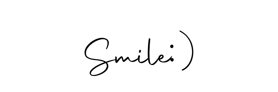 Create a beautiful signature design for name Smile  :). With this signature (Autography-DOLnW) fonts, you can make a handwritten signature for free. Smile  :) signature style 10 images and pictures png