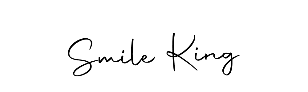 if you are searching for the best signature style for your name Smile King. so please give up your signature search. here we have designed multiple signature styles  using Autography-DOLnW. Smile King signature style 10 images and pictures png