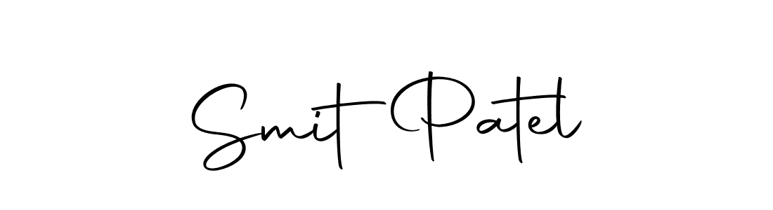 Create a beautiful signature design for name Smit  Patel. With this signature (Autography-DOLnW) fonts, you can make a handwritten signature for free. Smit  Patel signature style 10 images and pictures png