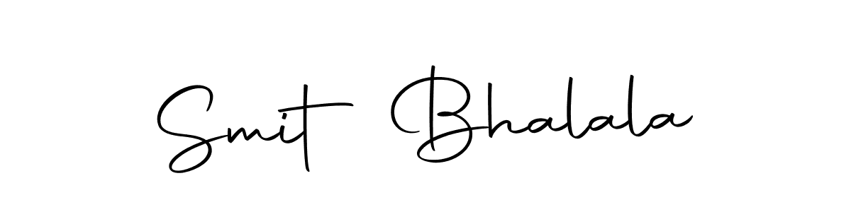 Use a signature maker to create a handwritten signature online. With this signature software, you can design (Autography-DOLnW) your own signature for name Smit Bhalala. Smit Bhalala signature style 10 images and pictures png