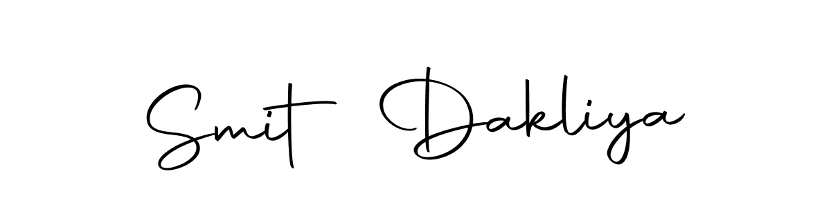 How to make Smit Dakliya signature? Autography-DOLnW is a professional autograph style. Create handwritten signature for Smit Dakliya name. Smit Dakliya signature style 10 images and pictures png