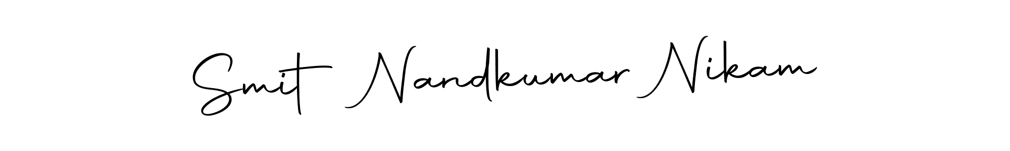 How to Draw Smit Nandkumar Nikam signature style? Autography-DOLnW is a latest design signature styles for name Smit Nandkumar Nikam. Smit Nandkumar Nikam signature style 10 images and pictures png