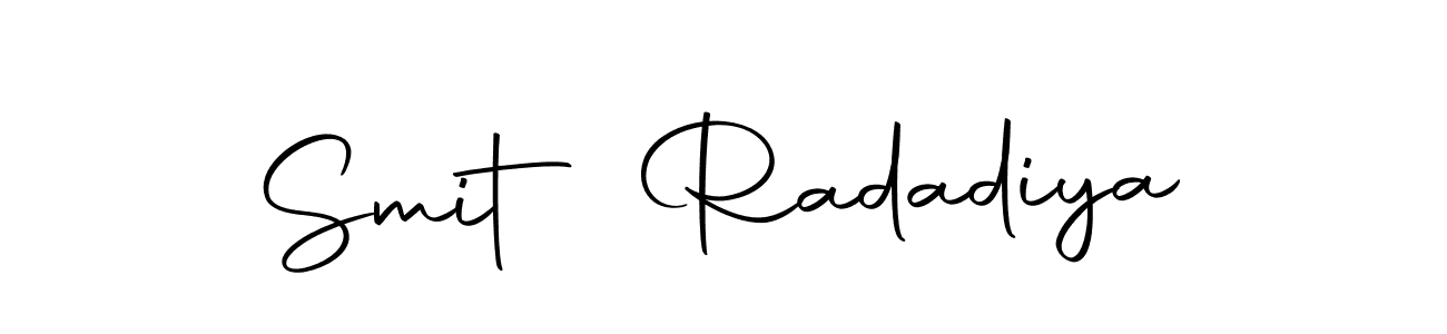 if you are searching for the best signature style for your name Smit Radadiya. so please give up your signature search. here we have designed multiple signature styles  using Autography-DOLnW. Smit Radadiya signature style 10 images and pictures png