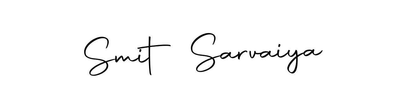 Use a signature maker to create a handwritten signature online. With this signature software, you can design (Autography-DOLnW) your own signature for name Smit Sarvaiya. Smit Sarvaiya signature style 10 images and pictures png