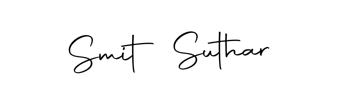 Make a beautiful signature design for name Smit Suthar. With this signature (Autography-DOLnW) style, you can create a handwritten signature for free. Smit Suthar signature style 10 images and pictures png