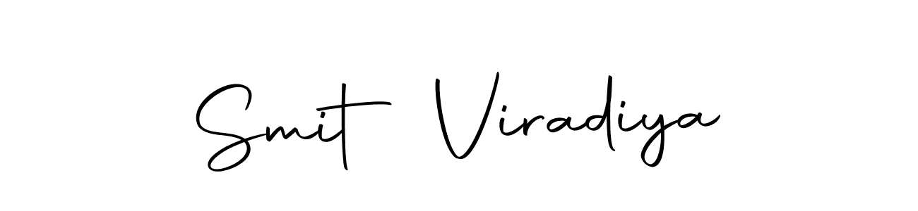 Use a signature maker to create a handwritten signature online. With this signature software, you can design (Autography-DOLnW) your own signature for name Smit Viradiya. Smit Viradiya signature style 10 images and pictures png