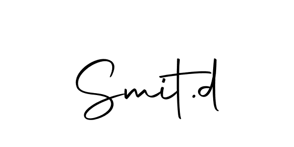 How to make Smit.d signature? Autography-DOLnW is a professional autograph style. Create handwritten signature for Smit.d name. Smit.d signature style 10 images and pictures png