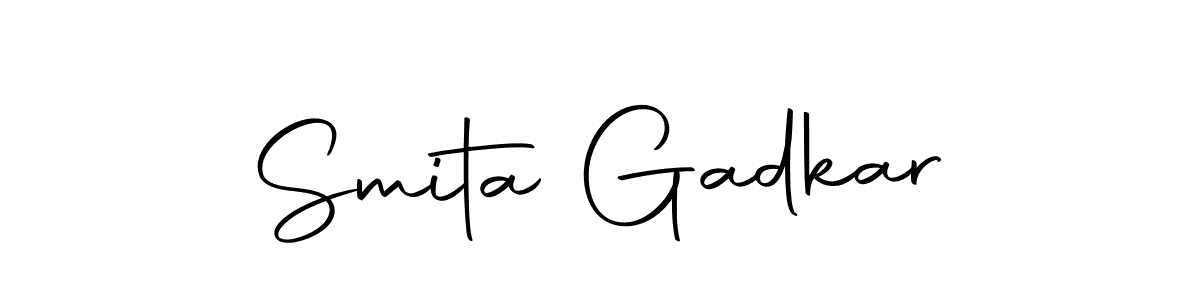 How to make Smita Gadkar signature? Autography-DOLnW is a professional autograph style. Create handwritten signature for Smita Gadkar name. Smita Gadkar signature style 10 images and pictures png