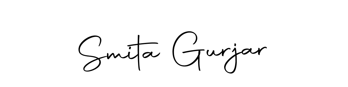 You should practise on your own different ways (Autography-DOLnW) to write your name (Smita Gurjar) in signature. don't let someone else do it for you. Smita Gurjar signature style 10 images and pictures png