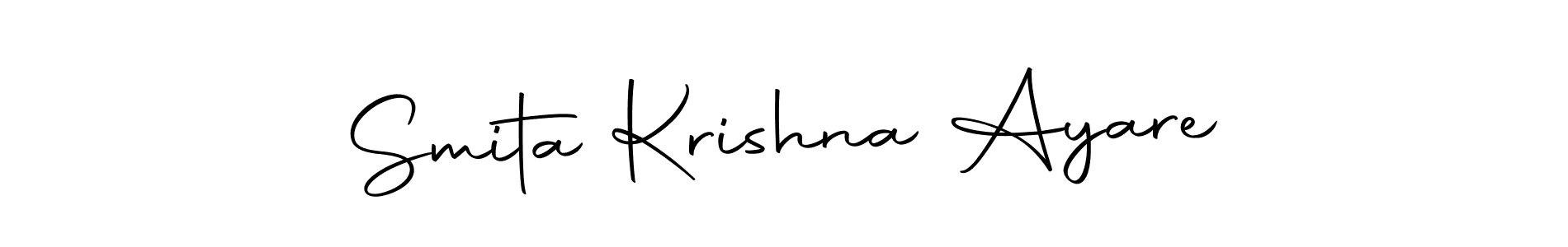 It looks lik you need a new signature style for name Smita Krishna Ayare. Design unique handwritten (Autography-DOLnW) signature with our free signature maker in just a few clicks. Smita Krishna Ayare signature style 10 images and pictures png