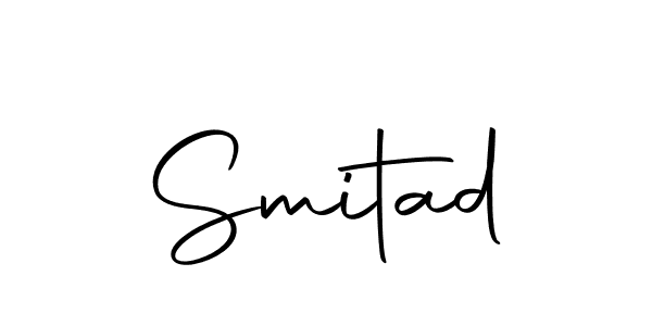 Design your own signature with our free online signature maker. With this signature software, you can create a handwritten (Autography-DOLnW) signature for name Smitad. Smitad signature style 10 images and pictures png