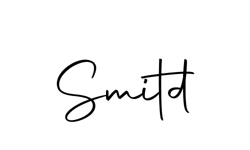 How to make Smitd signature? Autography-DOLnW is a professional autograph style. Create handwritten signature for Smitd name. Smitd signature style 10 images and pictures png