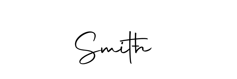 Design your own signature with our free online signature maker. With this signature software, you can create a handwritten (Autography-DOLnW) signature for name Smith   -. Smith   - signature style 10 images and pictures png