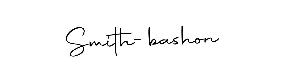 You should practise on your own different ways (Autography-DOLnW) to write your name (Smith-bashon) in signature. don't let someone else do it for you. Smith-bashon signature style 10 images and pictures png