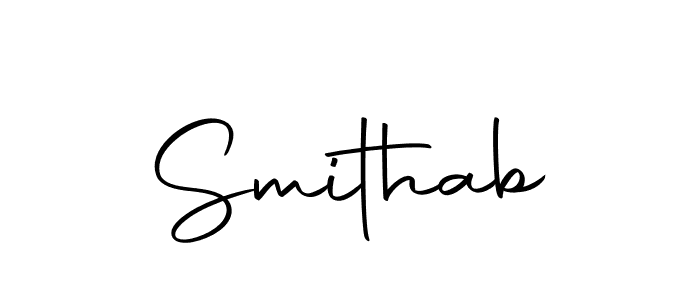 How to make Smithab name signature. Use Autography-DOLnW style for creating short signs online. This is the latest handwritten sign. Smithab signature style 10 images and pictures png
