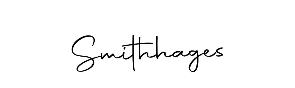 How to make Smithhages signature? Autography-DOLnW is a professional autograph style. Create handwritten signature for Smithhages name. Smithhages signature style 10 images and pictures png