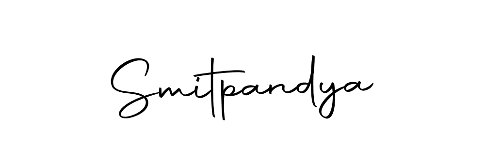 How to make Smitpandya signature? Autography-DOLnW is a professional autograph style. Create handwritten signature for Smitpandya name. Smitpandya signature style 10 images and pictures png