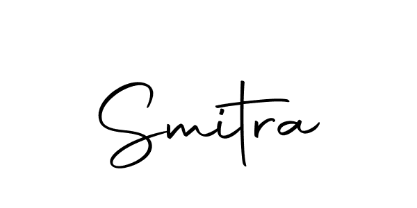 Use a signature maker to create a handwritten signature online. With this signature software, you can design (Autography-DOLnW) your own signature for name Smitra. Smitra signature style 10 images and pictures png