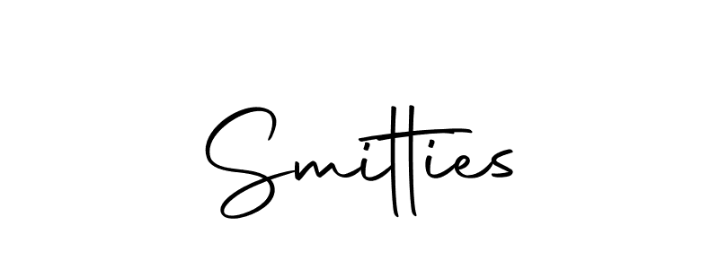 Make a beautiful signature design for name Smitties. With this signature (Autography-DOLnW) style, you can create a handwritten signature for free. Smitties signature style 10 images and pictures png