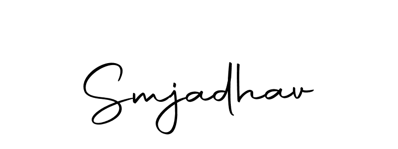 Make a beautiful signature design for name Smjadhav. With this signature (Autography-DOLnW) style, you can create a handwritten signature for free. Smjadhav signature style 10 images and pictures png