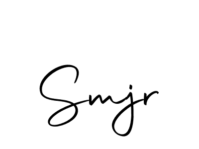 You should practise on your own different ways (Autography-DOLnW) to write your name (Smjr) in signature. don't let someone else do it for you. Smjr signature style 10 images and pictures png