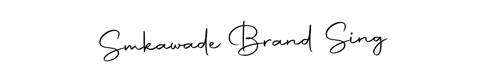 Also we have Smkawade Brand Sing name is the best signature style. Create professional handwritten signature collection using Autography-DOLnW autograph style. Smkawade Brand Sing signature style 10 images and pictures png