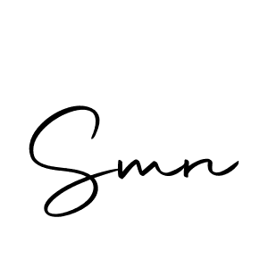 Make a beautiful signature design for name Smn. Use this online signature maker to create a handwritten signature for free. Smn signature style 10 images and pictures png