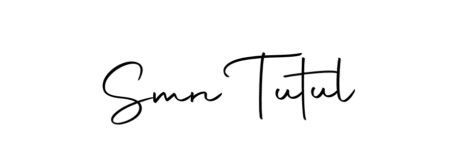 How to Draw Smn Tutul signature style? Autography-DOLnW is a latest design signature styles for name Smn Tutul. Smn Tutul signature style 10 images and pictures png