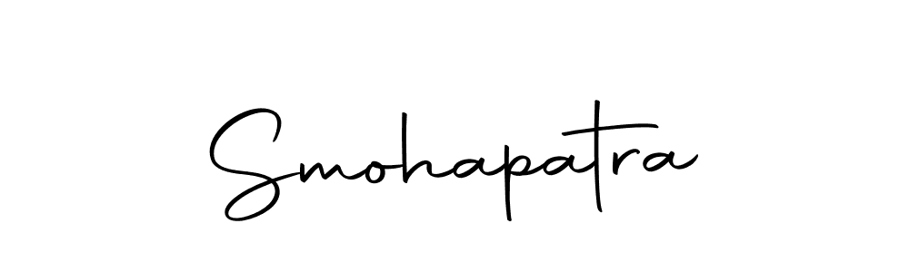 Create a beautiful signature design for name Smohapatra. With this signature (Autography-DOLnW) fonts, you can make a handwritten signature for free. Smohapatra signature style 10 images and pictures png