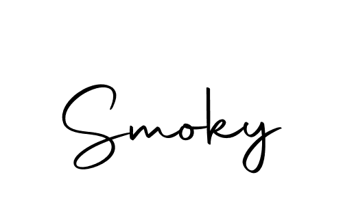 The best way (Autography-DOLnW) to make a short signature is to pick only two or three words in your name. The name Smoky include a total of six letters. For converting this name. Smoky signature style 10 images and pictures png